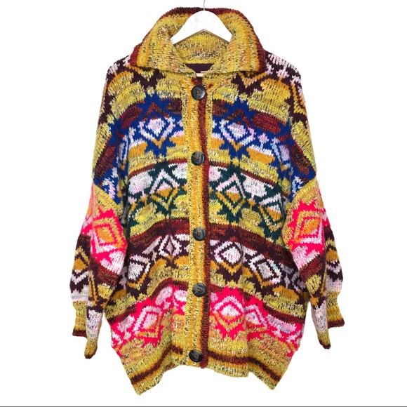 NWOT Free People FP Isle of Skye Sweater Coat - Picture 3 of 8